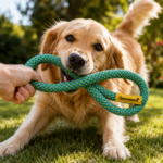 Qasmana Infinity Rope Tug Dog Toy – Durable Interactive Tug & Training Rope for Medium and Large Dogs - Image 5