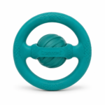 Qasmana Interactive Ring Ball Dog Toy – Durable Rubber Chew & Fetch Toy for Medium and Large Dogs