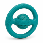 Qasmana Interactive Ring Ball Dog Toy – Durable Rubber Chew & Fetch Toy for Medium and Large Dogs - Image 3