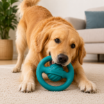 Qasmana Interactive Ring Ball Dog Toy – Durable Rubber Chew & Fetch Toy for Medium and Large Dogs - Image 5