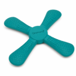 Qasmana X-Shaped Interactive Flying Dog Toy – Durable Rubber Fetch & Chew Toy for Active Dogs - Image 3